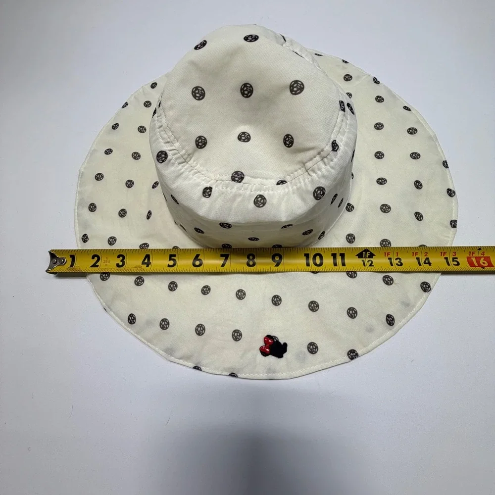 Disney Parks Minnie‎ Mouse Polka Dot Bucket Hat Cream Adult
